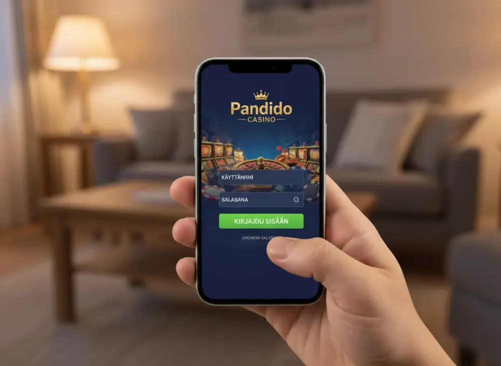 Pandido casino login opas kirjautumiseen tilille